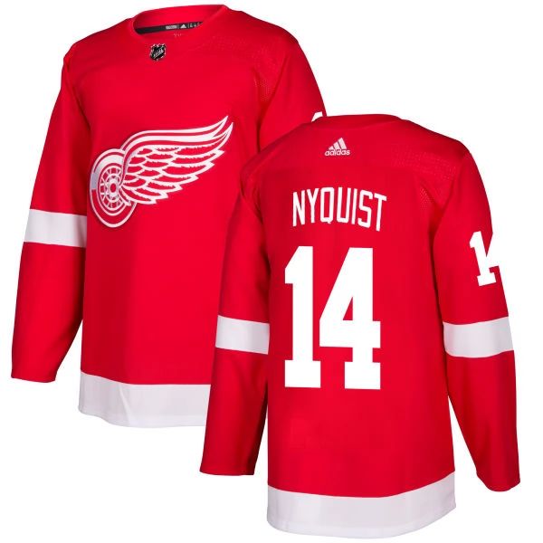 Kinder Detroit Red Wings Eishockey Trikot Gustav Nyquist #14 Rot Authentic